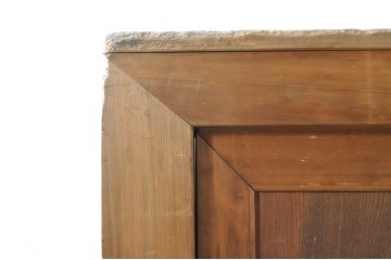 アンティーク家具　前面ヒノキ・ケヤキ材　収納箪笥キャビネット(食器棚、水屋箪笥、夜具箪笥、布団箪笥)(R-036687)です。