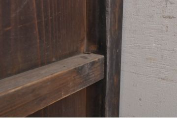 アンティーク家具　味のある木製引き戸の収納箪笥サイドボード(水屋箪笥、収納棚)(R-036698)