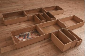 アンティーク家具　古民具　激レア!　特大サイズ　両面使いができる希少な階段箪笥(R-036699)