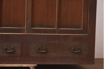 アンティーク家具　古民具　激レア!　特大サイズ　両面使いができる希少な階段箪笥(R-036699)