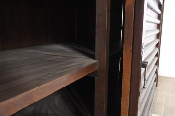 アンティーク家具　明治期　6尺　水屋箪笥サイドボード(キャビネット、収納棚)(R-036713)