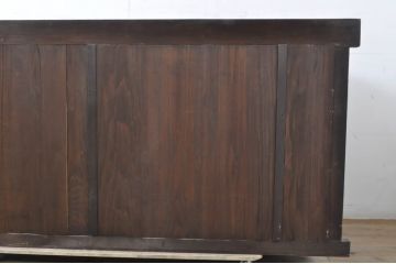 アンティーク家具　明治期　6尺　水屋箪笥サイドボード(キャビネット、収納棚)(R-036713)