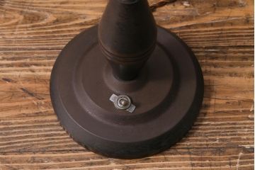 アンティーク照明　和製アンティーク　アイアン支柱　ぼんぼりのようなスタンドライト(照明、フロアスタンド)