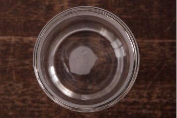 レトロ雑貨　丸いつまみが可愛らしいアンティーク標本瓶(ガラスビン、硝子瓶)(R-036738)