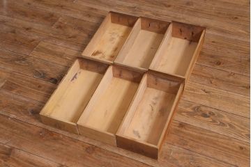 アンティーク家具　明治大正期　総ケヤキ材　レア品　天板一枚板の上質な両袖デスク(文机)