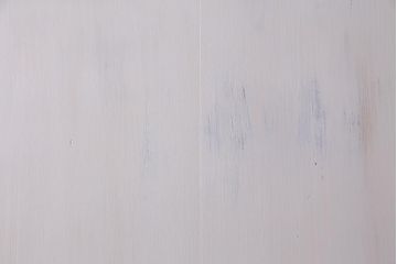 アンティーク建具　ラフジュ工房オリジナルステンドグラス　結霜ガラス・モールガラス入り　アンティークペイントに色ガラスが映える板戸2枚セット(建具、引き戸)