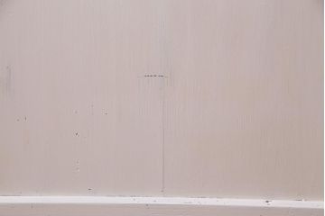 アンティーク建具　ラフジュ工房オリジナルステンドグラス　結霜ガラス・モールガラス入り　アンティークペイントに色ガラスが映える板戸2枚セット(建具、引き戸)