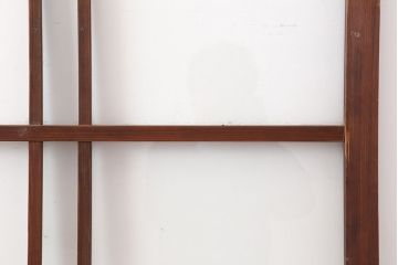 アンティーク建具　木味が魅力のレトロなガラス戸3枚セット(建具、引き戸)(R-036745)