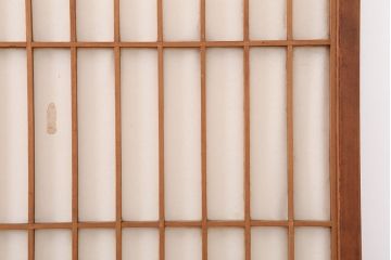 アンティーク建具　昭和初期　縦額入り障子戸4枚セット(引き戸、建具)(R-036757)