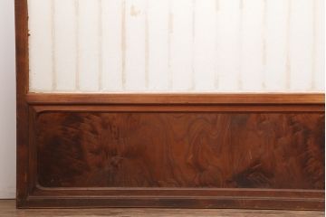 アンティーク建具　昭和初期　縦額入り障子戸4枚セット(引き戸、建具)(R-036757)