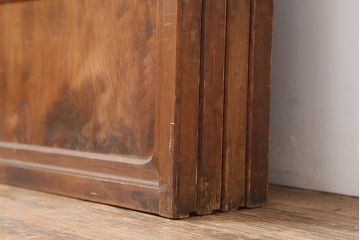 アンティーク建具　昭和初期　縦額入り障子戸4枚セット(引き戸、建具)(R-036757)