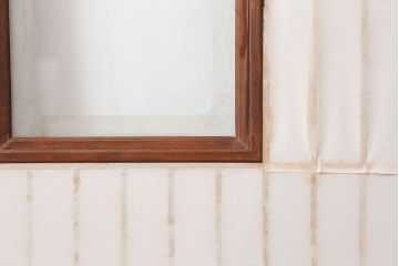 アンティーク建具　昭和初期　縦額入り障子戸4枚セット(引き戸、建具)(R-036757)