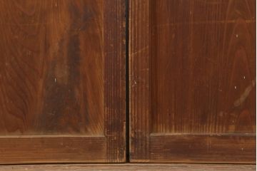 アンティーク建具　昭和初期　上品な和の空間づくりにおすすめな格子戸3枚セット(建具、引き戸)(R-036771)