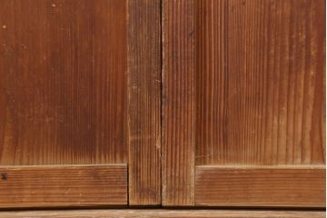 アンティーク建具　昭和初期　上品な和の空間づくりにおすすめな格子戸3枚セット(建具、引き戸)(R-036771)