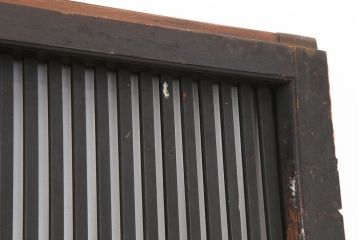 アンティーク建具　明治大正期　レトロな雰囲気が魅力の格子戸4枚セット(建具、引き戸)(R-036772)