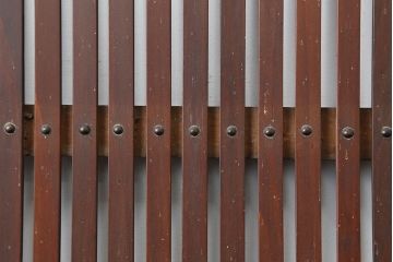 アンティーク建具　大正期　レトロな雰囲気が魅力の格子戸2枚セット(建具、引き戸)(R-036773)