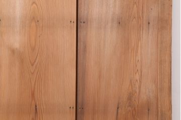 アンティーク建具　和製アンティーク　昭和初期　木味を楽しめる板戸2枚セット(雨戸、引き戸、建具)(R-036784)