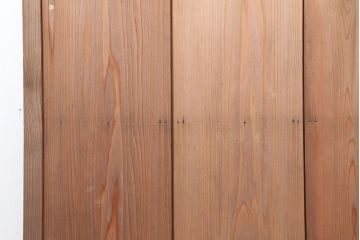 アンティーク建具　和製アンティーク　昭和初期　木味を楽しめる板戸2枚セット(雨戸、引き戸、建具)(R-036784)