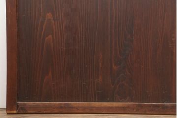 アンティーク建具　明治大正期　和レトロな雰囲気が魅力の障子戸4枚セット(建具、引き戸)(R-036786)