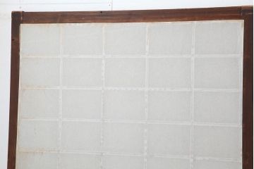 アンティーク建具　明治大正期　和レトロな雰囲気が魅力の障子戸4枚セット(建具、引き戸)(R-036786)