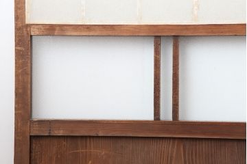 アンティーク建具　明治大正期　和レトロな雰囲気が魅力の障子戸4枚セット(建具、引き戸)(R-036786)