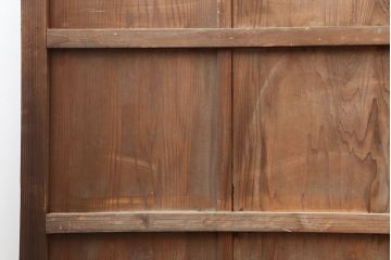 アンティーク建具　木味を楽しめる板戸4枚セット(引き戸、建具)(R-036796)