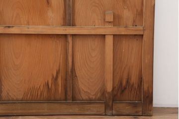 アンティーク建具　木味を楽しめる板戸4枚セット(引き戸、建具)(R-036796)