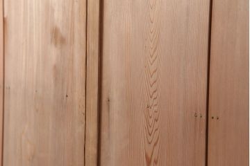 レトロ建具　昭和レトロ　昭和中期　木味を楽しめる板戸3枚セット(雨戸、引き戸、建具)(R-036797)