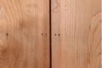 レトロ建具　昭和レトロ　昭和中期　木味を楽しめる板戸3枚セット(雨戸、引き戸、建具)(R-036797)