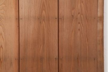 アンティーク建具　木味を楽しめる板戸2枚セット(引き戸、建具)(R-036799)