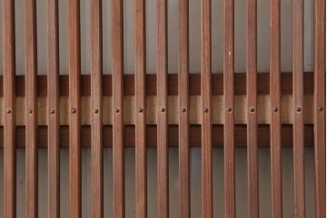 アンティーク建具　昭和初期　裏ガラス付き　腰板欅(ケヤキ)材　格子戸4枚セット(建具、引き戸)(R-036800)