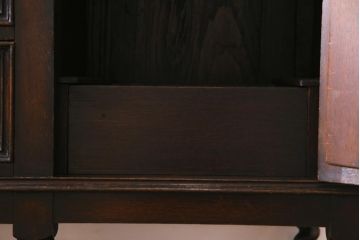 アンティーク家具　英国イギリスアンティーク　重厚なサイドボード(バーカウンター)(R-036816)