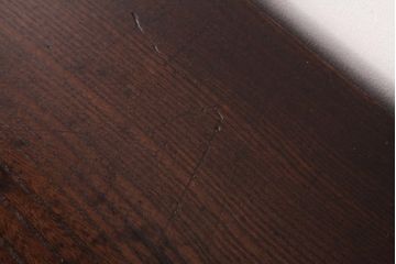 アンティーク家具　明治期　三方ケヤキ材　激レア!趣溢れる引き出し付き置き床(置床、ローボード)(R-036821)