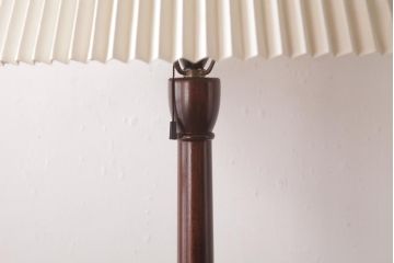 中古　松本民芸家具　和紙のシェードが情緒溢れるA型フロアスタンド(R-036824)