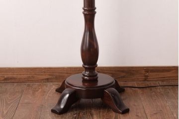 中古　松本民芸家具　和紙のシェードが情緒溢れるA型フロアスタンド(R-036824)