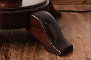 中古　松本民芸家具　和紙のシェードが情緒溢れるA型フロアスタンド(R-036824)