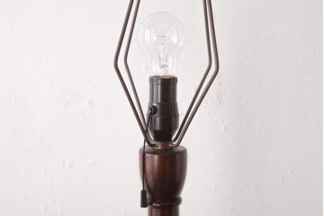 中古　松本民芸家具　和紙のシェードが情緒溢れるA型フロアスタンド(R-036824)