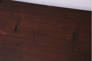 アンティーク家具　和製アンティーク　ヒノキ材　重厚感の漂う十字金具が魅力の観音開き戸の重ね箪笥(衣装箪笥、引き出し)(R-036826)