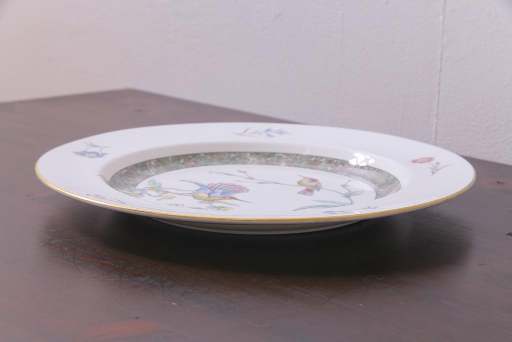 イギリス　WEDGWOOD(ウェッジウッド)　ハミングバード　34cm　プレート(大皿、洋食器)(R-036828)