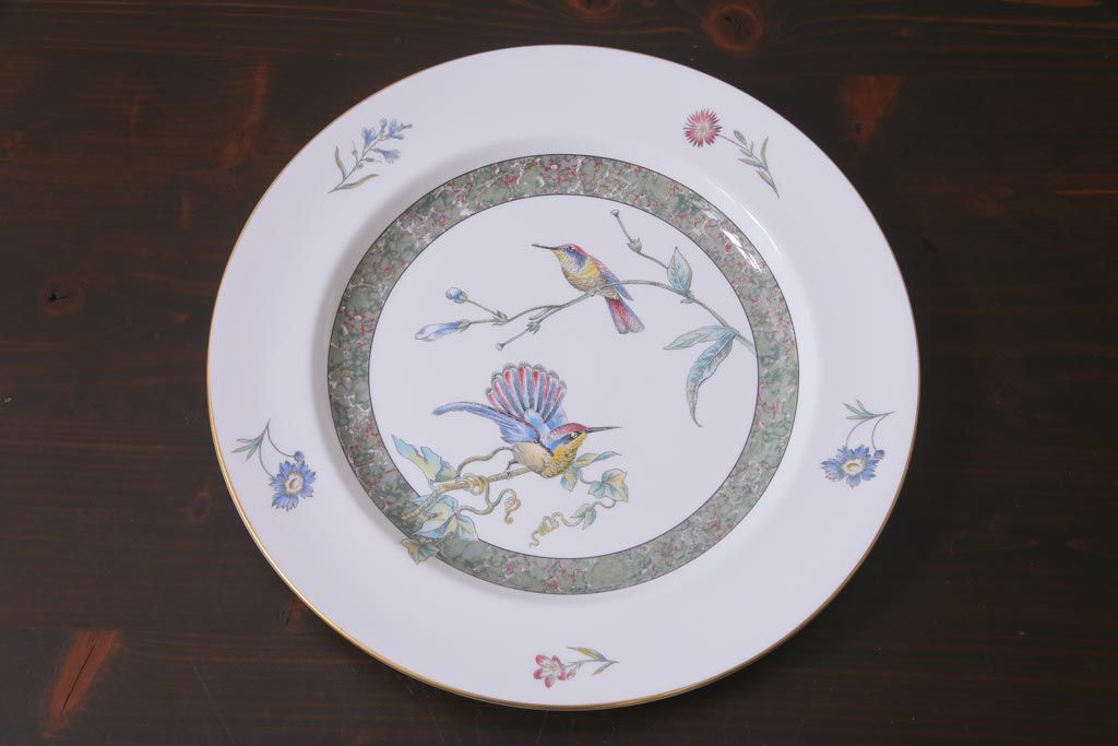 イギリス　WEDGWOOD(ウェッジウッド)　ハミングバード　34cm　プレート(大皿、洋食器)(R-036828)