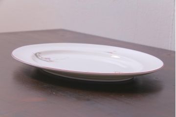 イタリア　Richard Ginori(リチャードジノリ)　船のマーク　オーバルプレート(大皿、洋食器)(R-036830)