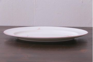 イタリア　Richard Ginori(リチャードジノリ)　船のマーク　オーバルプレート(大皿、洋食器)(R-036830)