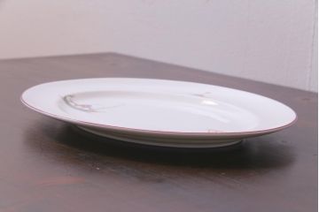 イタリア　Richard Ginori(リチャードジノリ)　船のマーク　オーバルプレート(大皿、洋食器)(R-036831)
