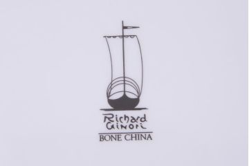イタリア　Richard Ginori(リチャードジノリ)　船のマーク　オーバルプレート(大皿、洋食器)(R-036831)