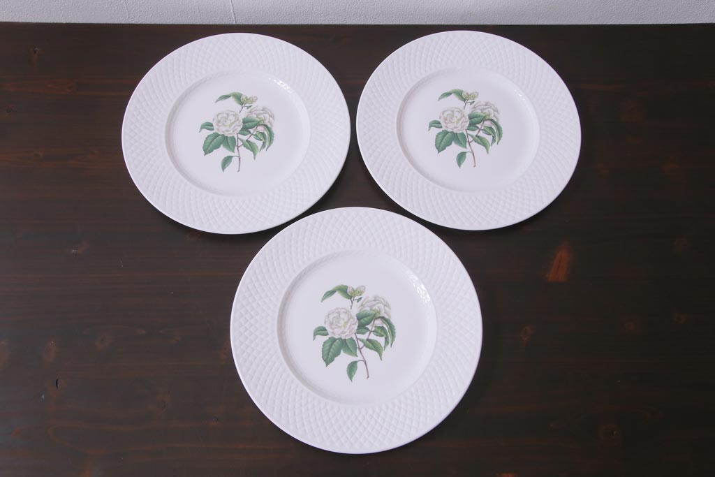 英国イギリス　Spode(スポード)　Virginia(バージニア)　ディナープレート、スーププレートなど6枚セット(皿、洋食器)(R-036832)