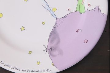 フランス　Gien(ジアン)　Le Petit Perince　星の王子さま　プレート6枚セット・箱付き(皿、洋食器)(R-036834)