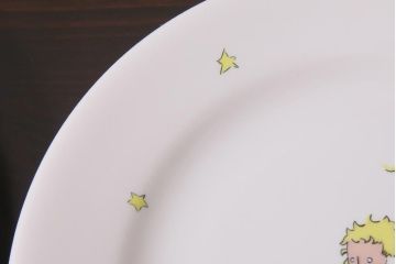 フランス　Gien(ジアン)　Le Petit Perince　星の王子さま　プレート6枚セット・箱付き(皿、洋食器)(R-036834)