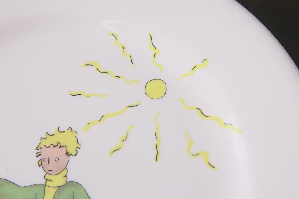 フランス　Gien(ジアン)　Le Petit Perince　星の王子さま　プレート6枚セット・箱付き(皿、洋食器)(R-036834)