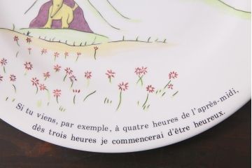 フランス　Gien(ジアン)　Le Petit Perince　星の王子さま　プレート6枚セット・箱付き(皿、洋食器)(R-036834)