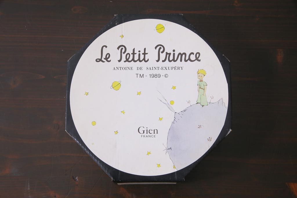 フランス　Gien(ジアン)　Le Petit Perince　星の王子さま　プレート6枚セット・箱付き(皿、洋食器)(R-036834)